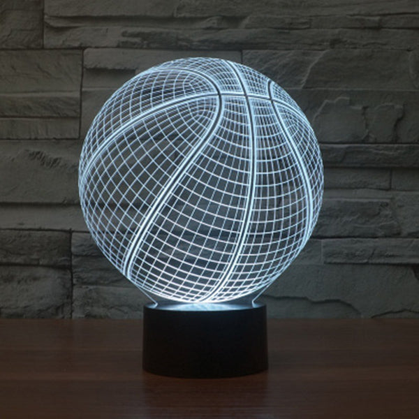 Basketball 3D Illusion Lamp - Much More Discount