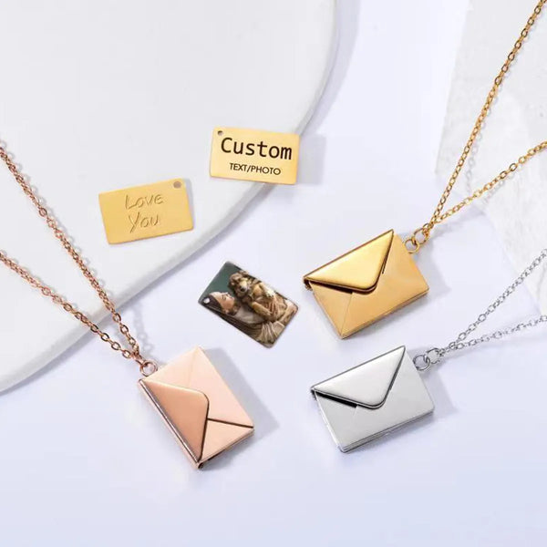 Customzied Envelope Necklace - Much More Discount